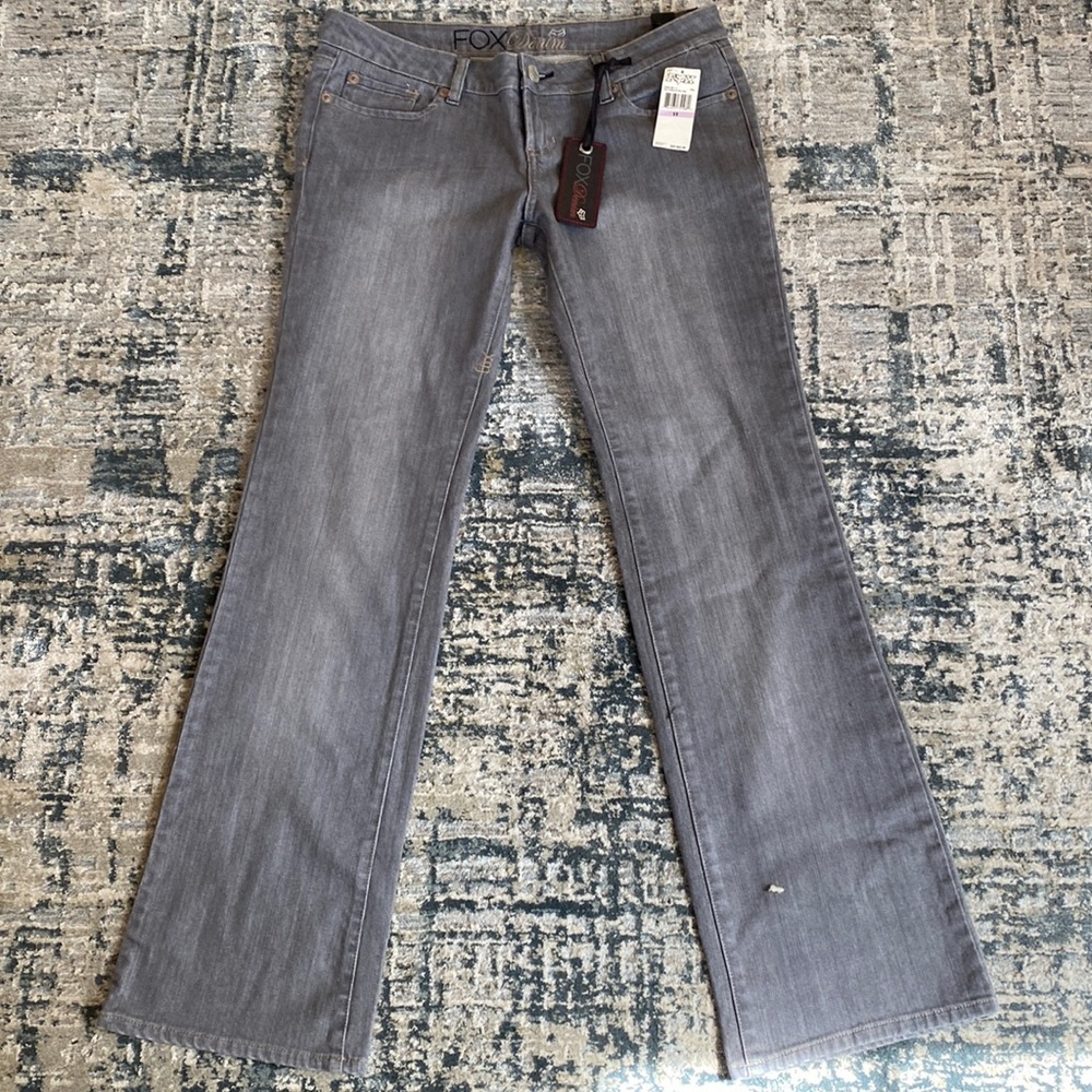 Gray stone washed Fox Jeans size 11